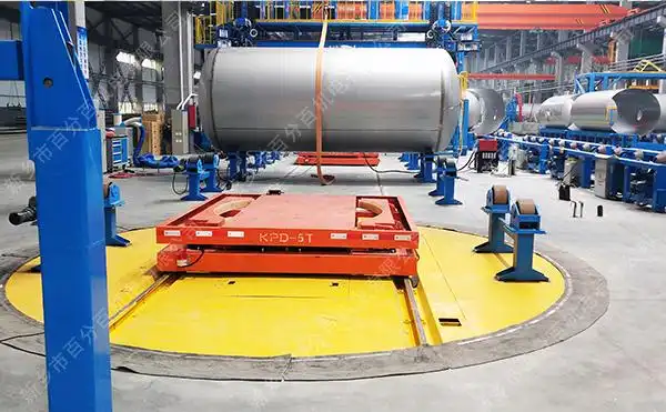 工业电动轨道转盘介绍