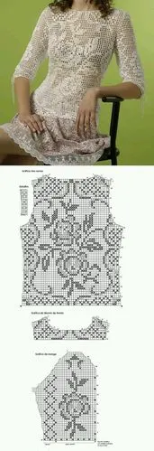 钩针花样图解 - 15路驿站 0 116 忆梦翩翩66  发布到  衣服 图片坡圹