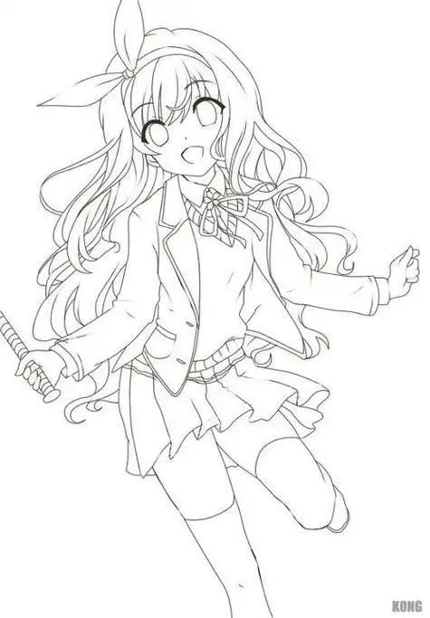 漫画人物简笔画教程 动漫画画教程人物简笔画