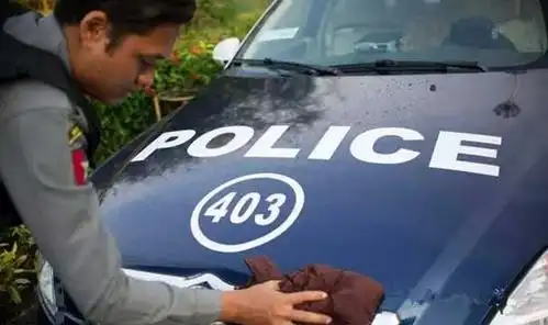 缅甸警车由中国制造45辆中华车跨年执勤