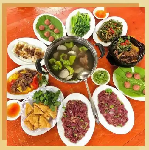 海成农庄9906满满一桌农家特色菜天然农庄新鲜食材消暑佳地