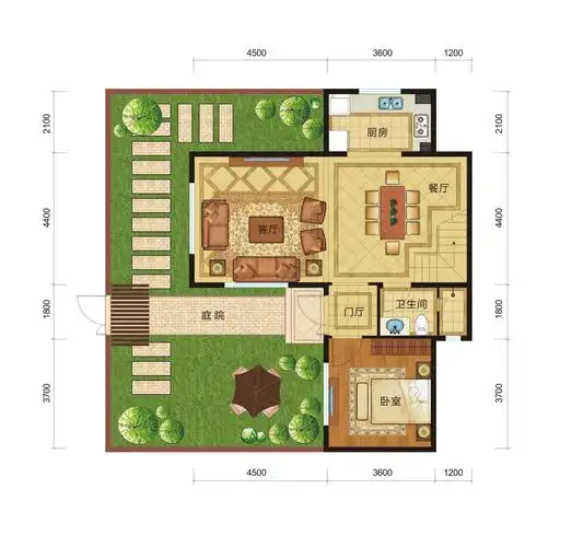 小院南山户型图