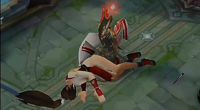 王者荣耀四款英雄死亡姿势放大版不知火舞性感关羽人仰马翻