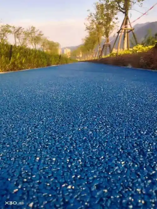 沥青_石柱塑胶地坪_石柱彩色陶粒防滑路面-石柱透水混凝土生产厂家