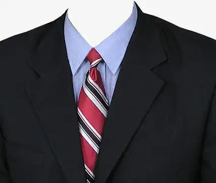 西装工作照模板