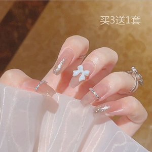 【美甲贴假指甲甲片长款成品图片】美甲贴假指甲甲片长款成品图片大全