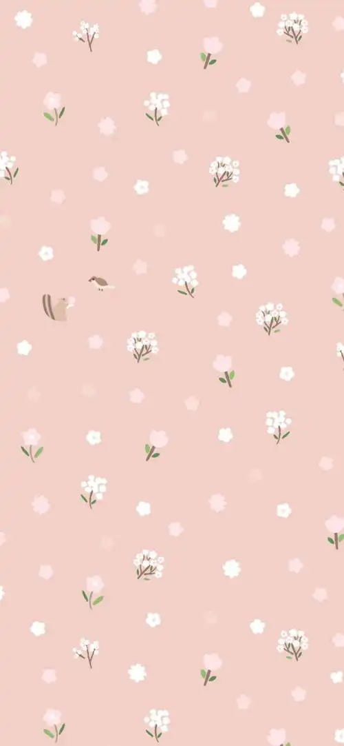 小清新碎花纹理平铺手机壁纸