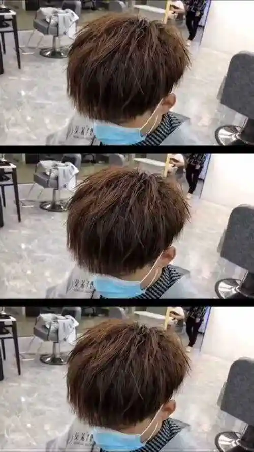 男士发型 烟花摩根烫暖男碎盖系列