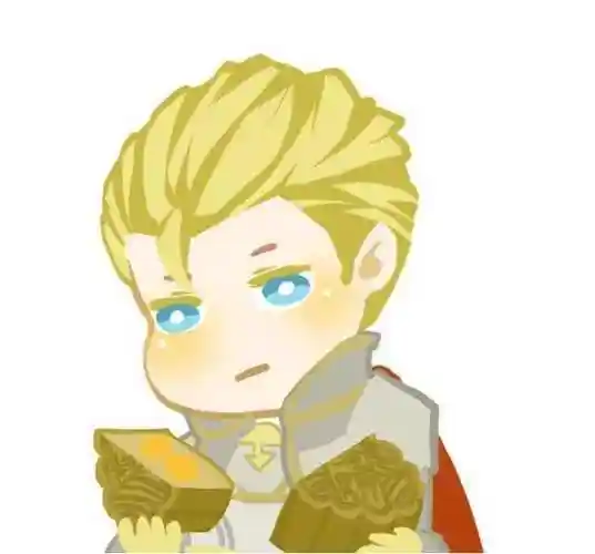 亚瑟选了自己最喜欢的双蛋黄月饼,武器都是两只手拿的,吃东西也要双