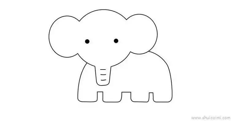 幼儿园简单简笔画动物画法