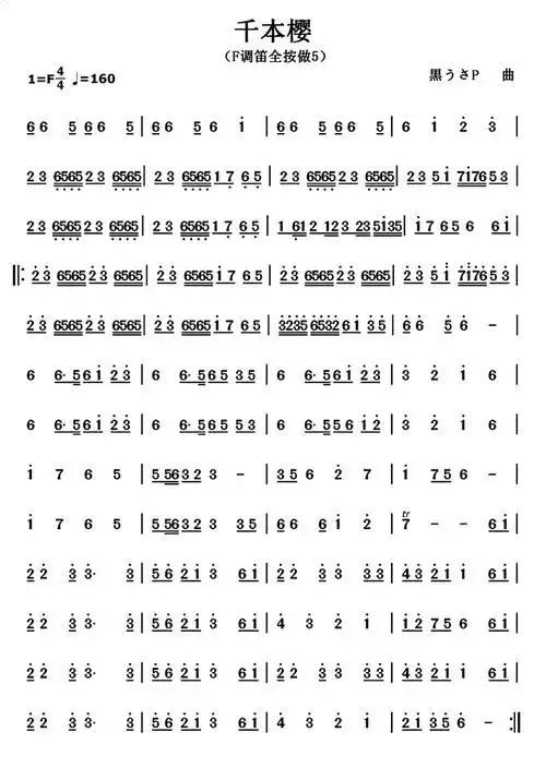 苹果手机左上角显示e 笛子简谱左上角1=e,a,c,分别是怎么吹-暗点博客