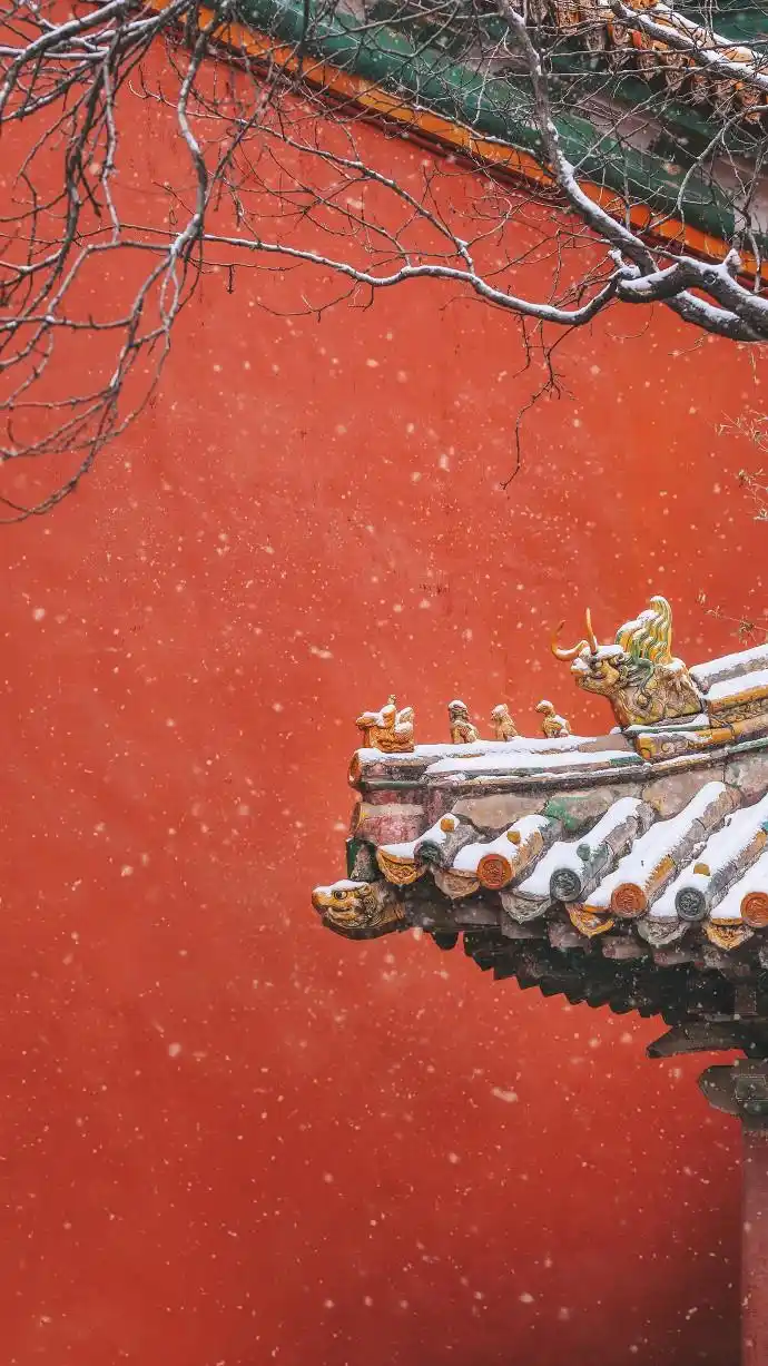 林林总总的红色中我独爱故宫宫墙的那抹朱砂红