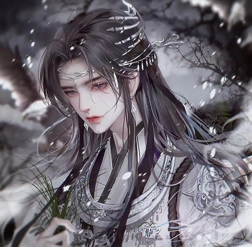 古风男生头像 crown my name with your last name.以你之姓 冠我知名