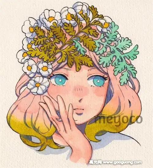 主页 美术作品 水彩画作品  我们通常在画人物水彩的时候,都不太会去