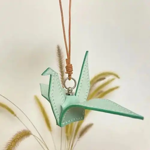 皮具小物千纸鹤小挂件79包包挂件
