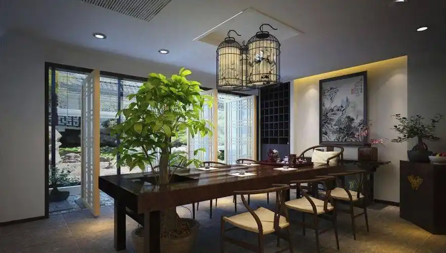 茶道100间中式禅意茶室