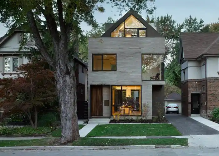 摩尔庄园别墅-加拿大drew mandel建筑工作室作品-一个现代明亮开放式