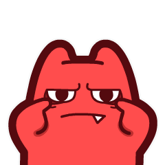 【魔鬼猫表情-做鬼脸】#半身 动态 鄙视 讨厌 略略略 ip 动漫 魔性