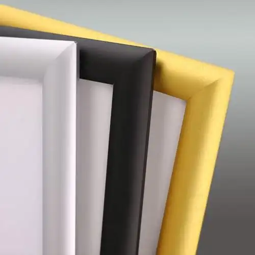 铝合金海报框定制前开式电梯广告框金色大相框营业执照框厂家直销