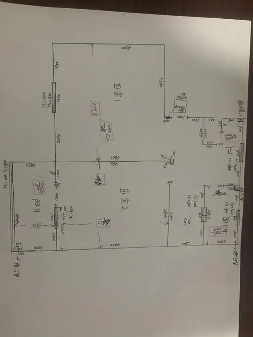 绘制量房图及手绘户型图