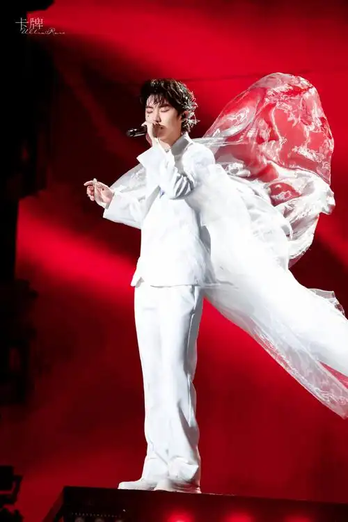 马嘉祺白西装飘纱##马嘉祺 蜚蜚