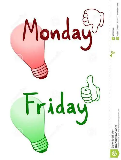 简笔画 排行榜首页 》关于周一至周五英文缩写的详细图文解说   星期