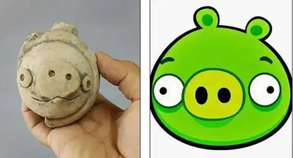 当三星堆陶猪撞脸《愤怒的小鸟》国宝从活起来到火起来