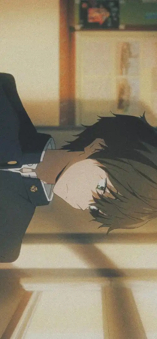 《冰菓》折木奉太郎插画 素材 ins 韩系 可爱 简约 手绘 动漫 锁屏