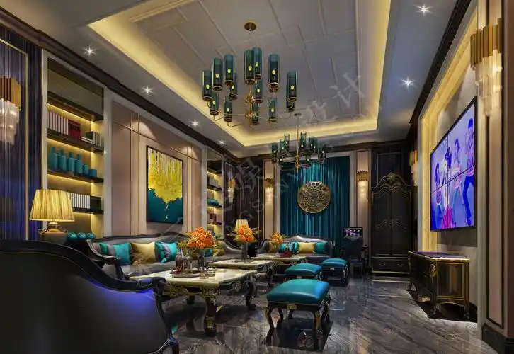 湛江赤坎商务接待中心设计-奢华商务ktv娱乐会所设计-深圳宋三英ktv