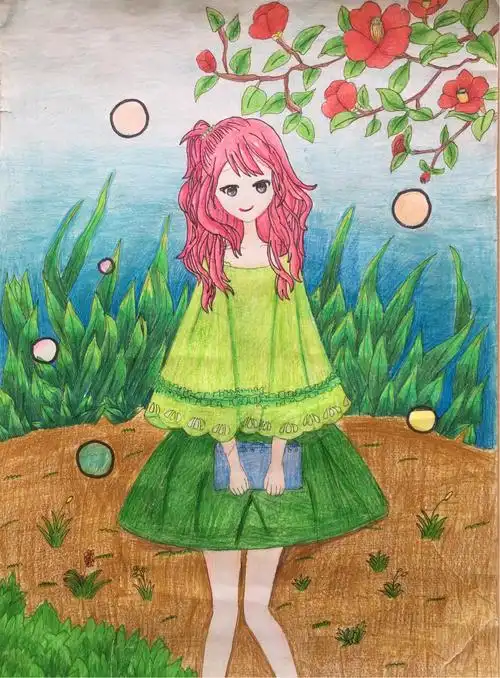 《踏春》 王一品(6年级1班)