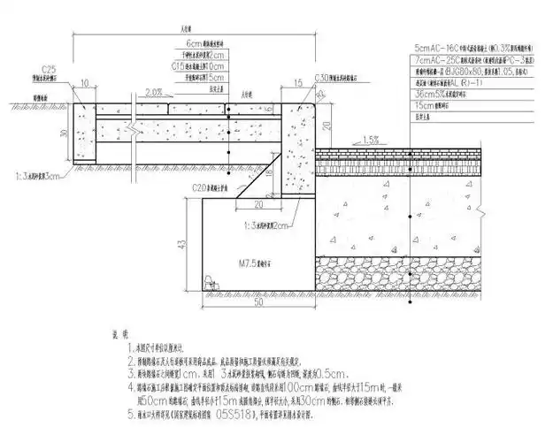 双向4车道 路面结构设计使用年限:10年 交通饱和年限:10年 路面:沥青