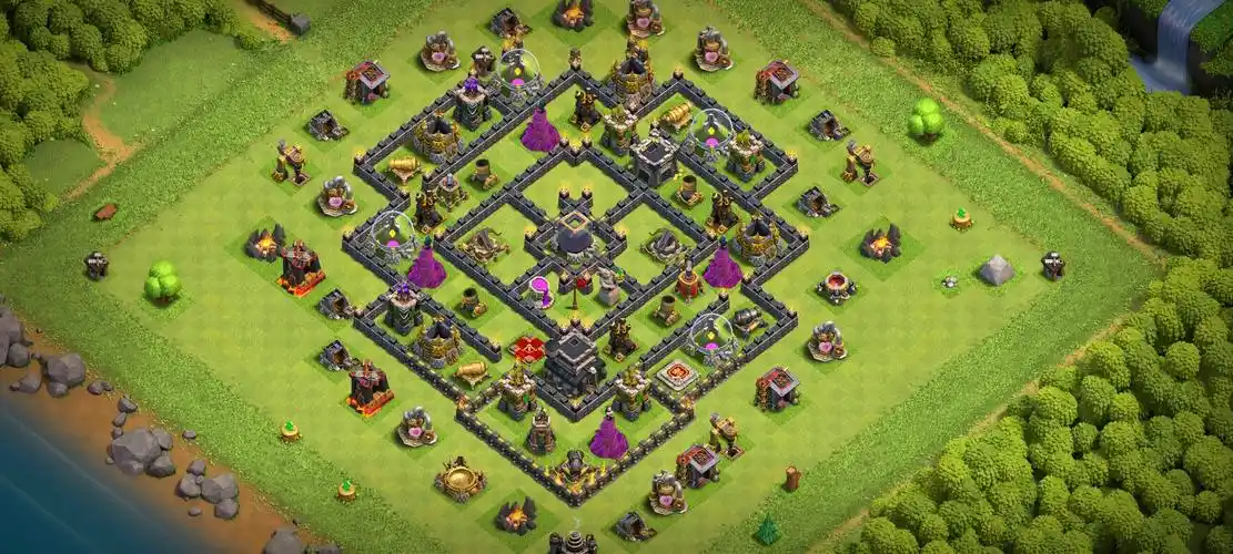 部落冲突九本阵型分享