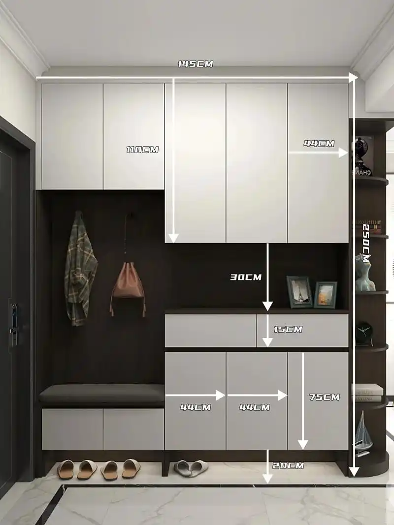 2023年最流行的12款入户鞋柜设计
