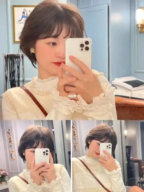 今天给大家推荐一款可超级减龄耐看,短发圆脸发型气垫烫造型烫超级