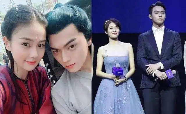 白鹿和许凯有过一段恋爱,他们两个一共合作过两部电视剧,也是因戏生情