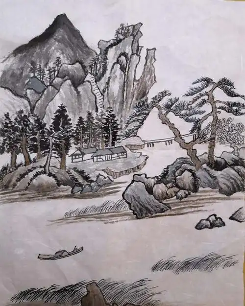 2017山水画初级一班作业集9