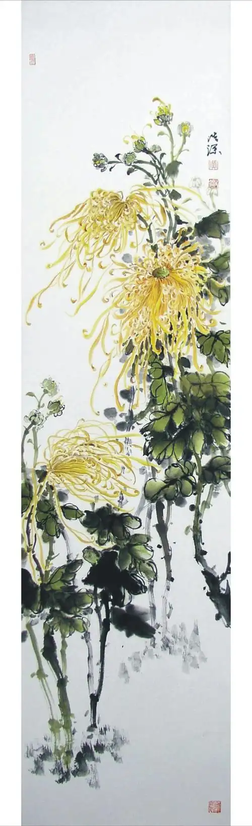 国画菊花百图欣赏37