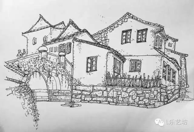 【线描】江南水乡,别样风情