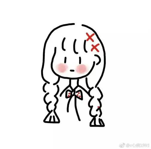 简笔画ins风 图源微博