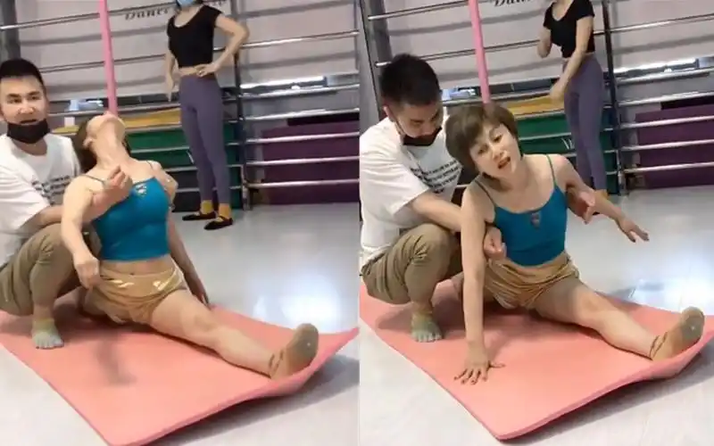 盘点给让人脸红的尴尬瞬间,嫂子练瑜伽太辛苦,是什么支持了她