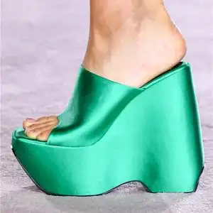 恨天高拖鞋夏季