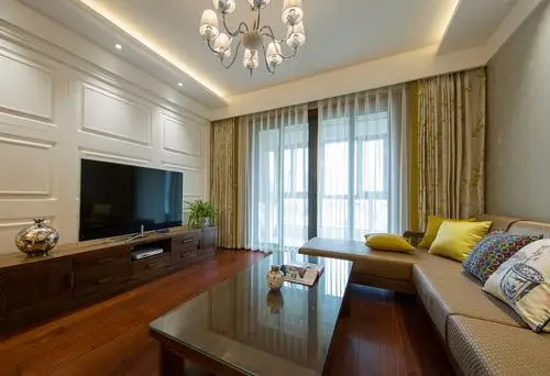 九龙仓碧玺105平三室两厅现代简约雅致风格实