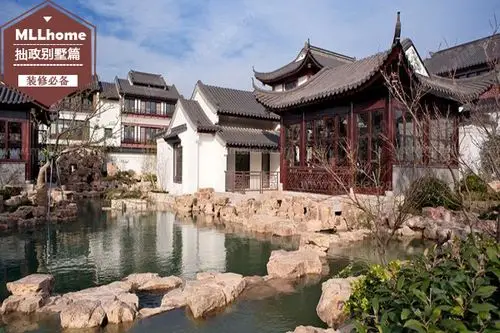 拙政 别墅坐落于中国苏州,中国四大名园之一的拙政园旁