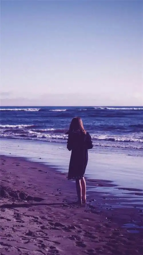 宁静的背影图片_唯美意境图片_窝窝qq网