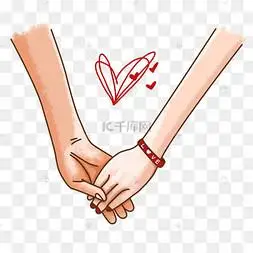 png下载psd卡通双手比心png免抠素材下载 png下载psd线描比心手势下载
