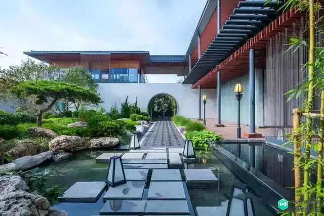 园林庭院室内庭院设计实景图