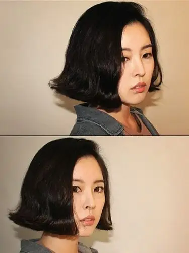 女生离子烫发型效果图