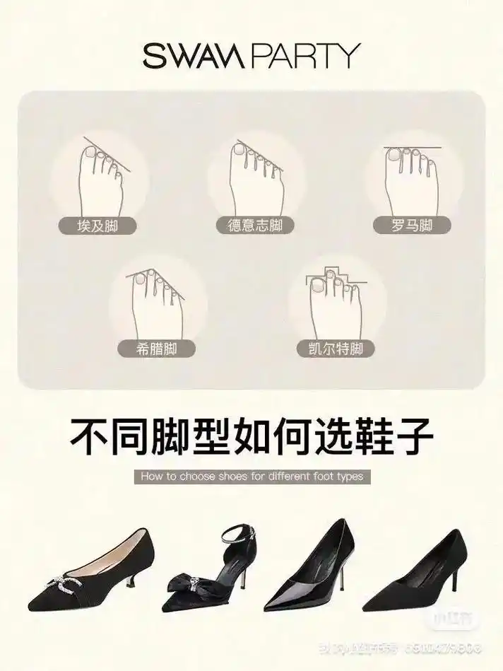 买鞋小心机买鞋小心机如何根据脚型挑选高跟.