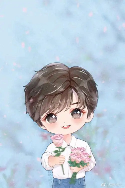 q版手绘肖战 - 堆糖,美图壁纸兴趣社区