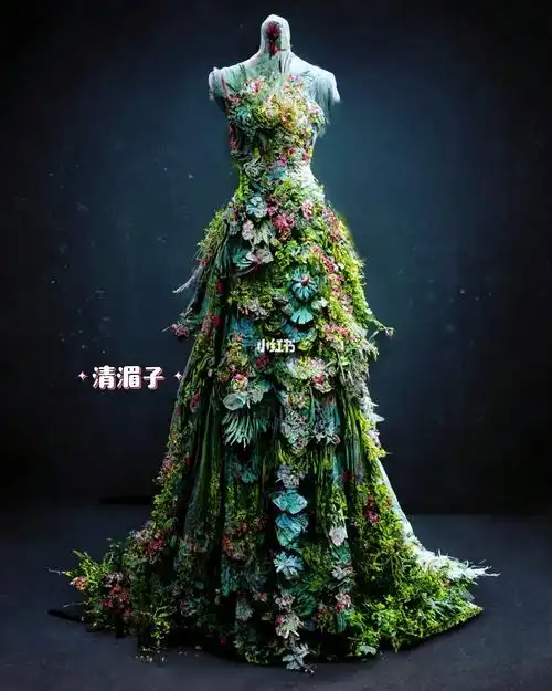 虚拟服装丛林迷梦服装设计16森系仙女裙